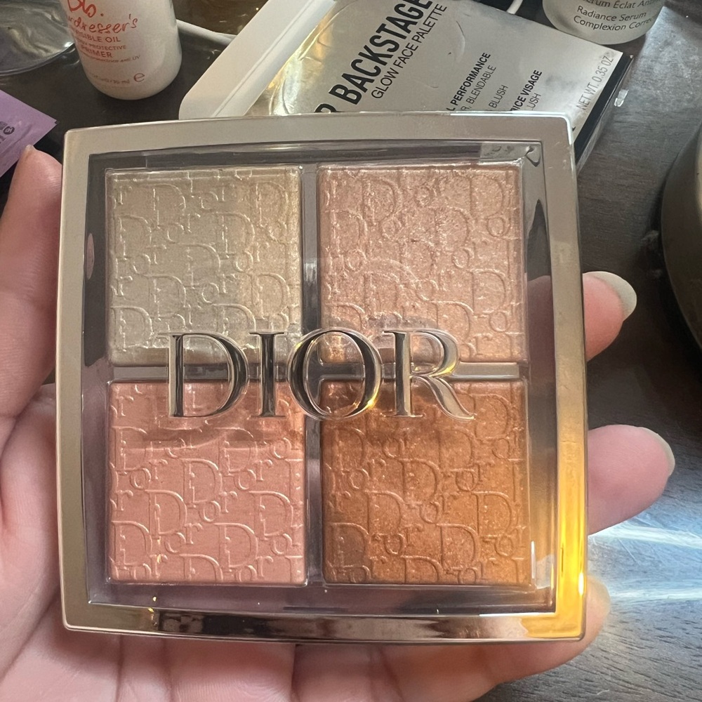Dior backstage glow face palette